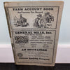 1944 Farm Account Book Springfield Ohio partially used vintage