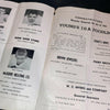 Wooster vs. Coshocton Ohio 1954 Football Program High School Generals Redskins