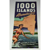1940s 1000 Islands Alexandria Bay Brochure Vintage NY Bikini Pinup Girl