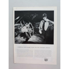 1964 General Motors Cadillac Tilt Steering Wheel Interior Vtg  Magazine Print Ad