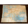 Central Europe and the Mediterranean Map National Geographic 1939 Vintage